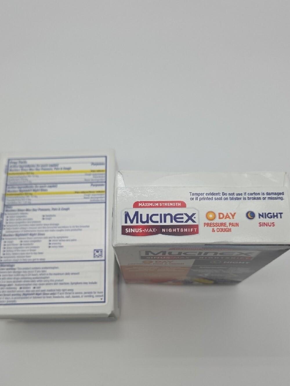 Mucinex Sinus-Max NightShift Day & Night 40 Caplets - 2x1 - Picture 2 of 3